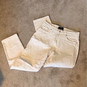 Abercrombie & Fitch Baggy Mens Jean in Cream
